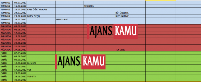 2017 Yılında Öğretmenlerin Görev Alabileceği Tüm Sınavlar 3