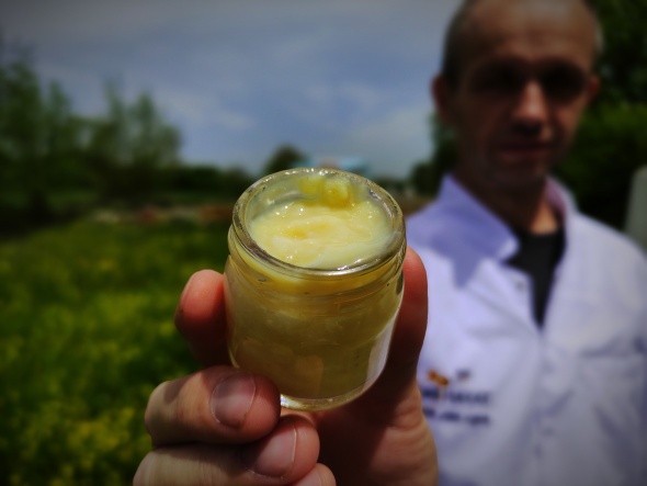 Gram gram sağdığı arı sütünün kilosunu 8 bin liradan satıyor 2