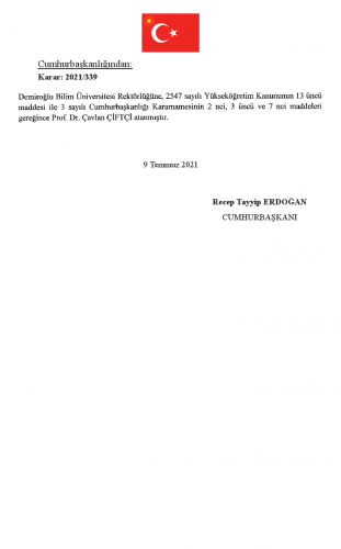 10 Temmuz Tarihli Atama ve Görevden Alma Kararları 3