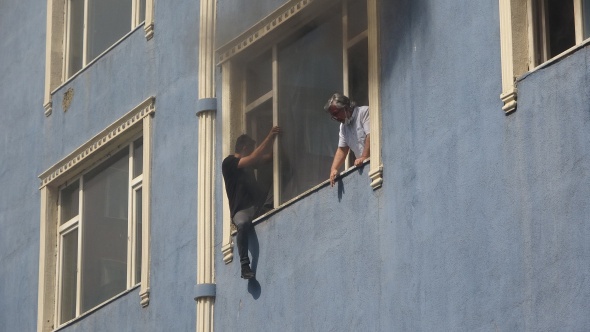 Yangında kurs merkezinde can pazarı 2