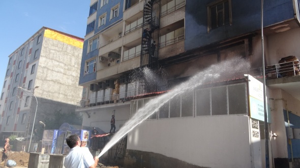 Yangında kurs merkezinde can pazarı 8