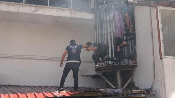 Yangında kurs merkezinde can pazarı 3