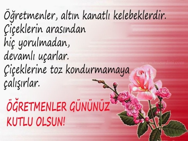 En güzel öğretmenler günü mesajları, Resimli Öğretmenler Günü mesajları ve sözleri 28