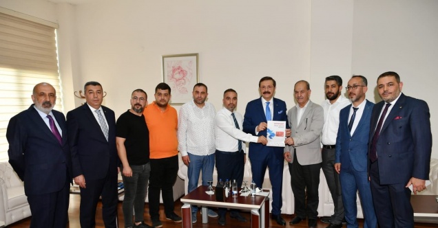 Malatya’nın Eğitim Kart Projesi TOBB Başkanı’na sunuldu