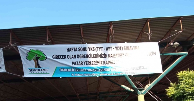 Şehitkamil’de sınav günü tüm pazar yerleri kapanacak