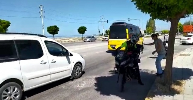 Van polisi 35 öğrenciyi sınava yetiştirdi