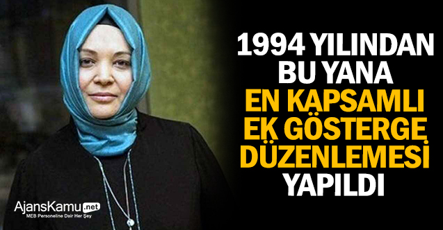 '1994 yılından bu yana en kapsamlı ek gösterge düzenlemesi yapıldı'