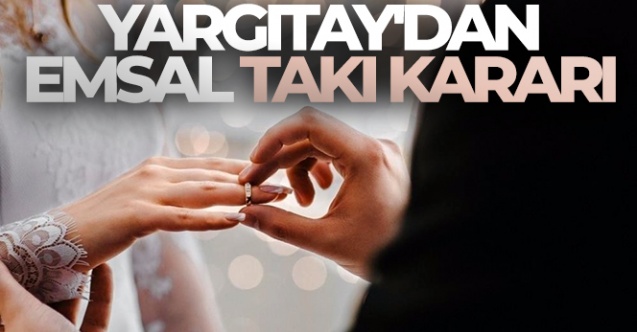 Yargıtay'dan emsal takı kararı