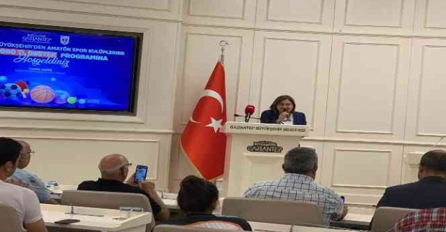 Gaziantep’te amatör sporculara 1 milyon TL’lik destek