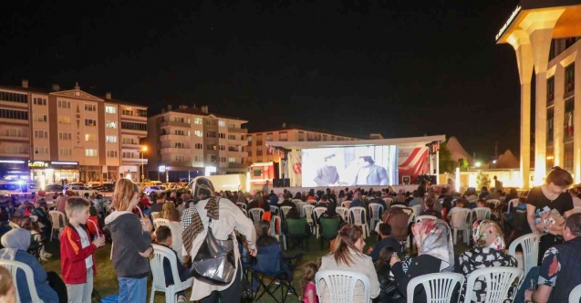 Açık havada sinema keyfi