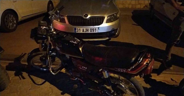 Çalıntı motosikletle yakalandı gözaltına alındı