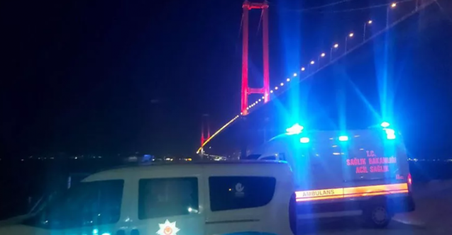 Polis memuru Osmangazi Köprüsü'nden atlayarak intihar etti