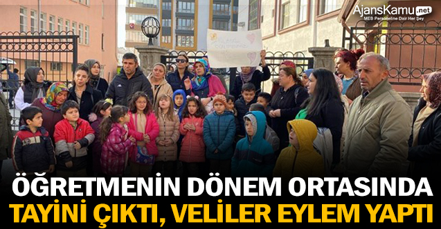 Niğde’de veliler öğretmen için eylem yaptı