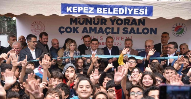 Kepez’den Namık Kemal Ortaokulu’na çok amaçlı salon