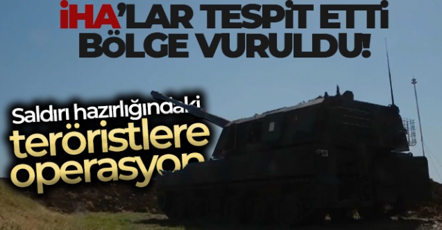 MSB, terör örgütü PKK/YPG'nin mühimmat deposunun imha edilme anını paylaştı