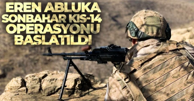 Şırnak'ta Eren Abluka Sonbahar-Kış 14 Operasyonu başlatıldı