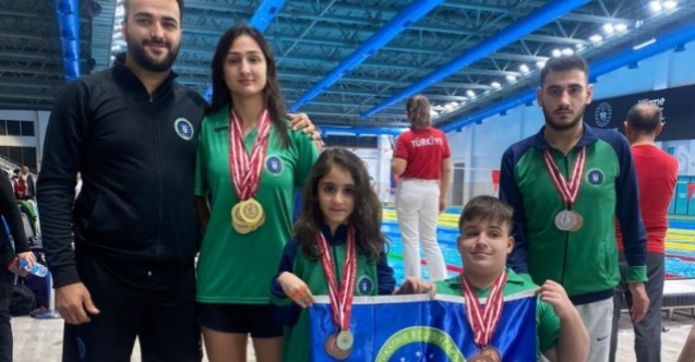 Bursalı yüzücülerden  3 rekor, 15 madalya