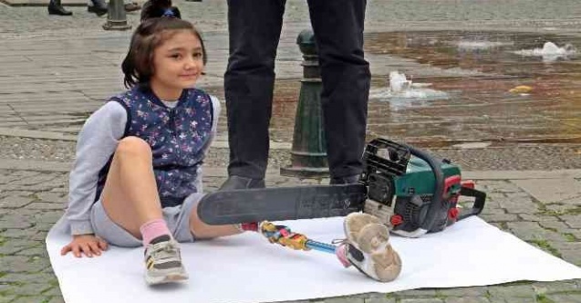 Antalya’da babadan ilginç eylem