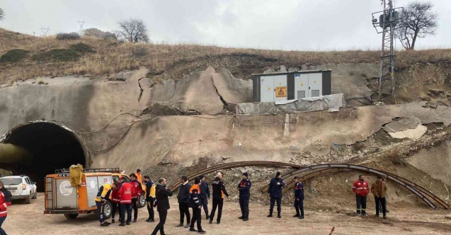 Kop tünelinde göçük: 5 işçi yaralandı