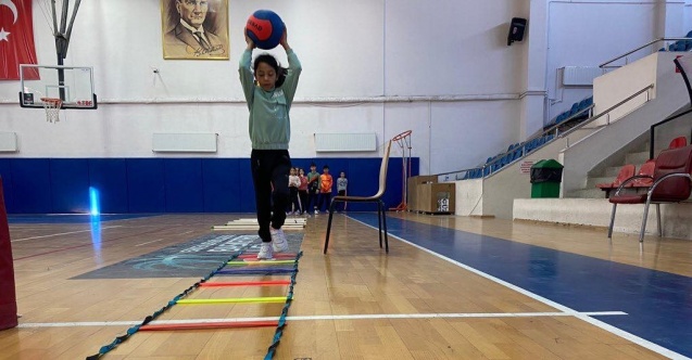 Geleceğin sporcuları antrenmanlarına başladı