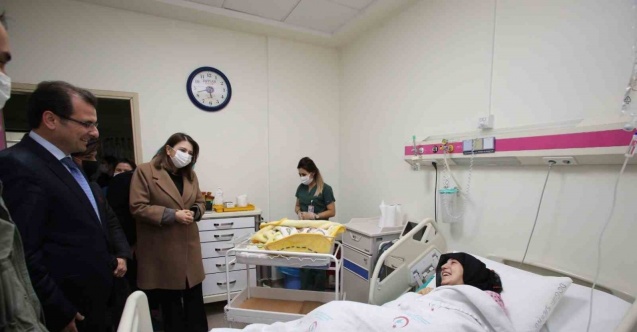 Hataylı depremzede Amasya’da doğum yaptı