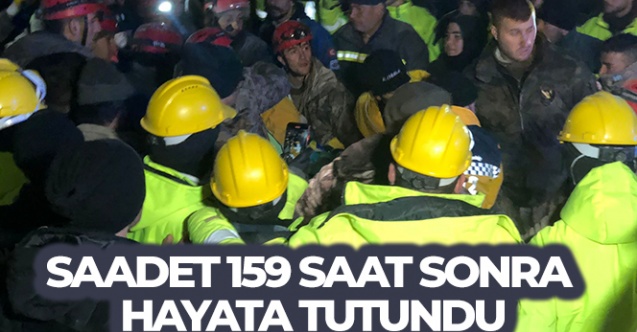 Genç kız 159 saat sonra enkazdan sağ olarak çıkartıldı