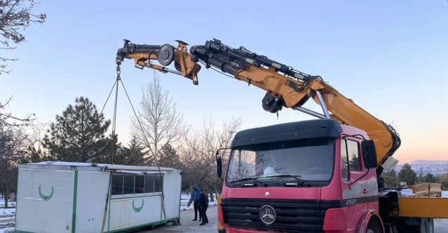 Sağlık çalışanlarının barınma ihtiyacı bu konteynerler ile karşılanacak