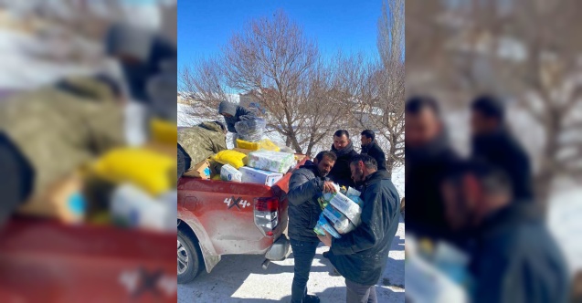 Deprem bölgesindeki uzak köylere yardım ulaştırıyorlar