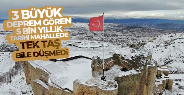 3 büyük deprem gören 5 bin yıllık tarihi mahallede tek taş bile düşmedi