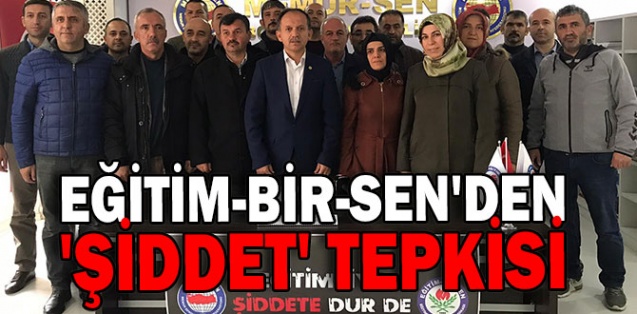 Eğitim Bir Sen'den saldırıya uğrayan okul müdürü ve öğretmene ziyaret