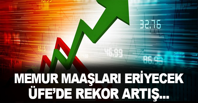 Memur Maaşları Eriyecek ÜFE'de Rekor Artış