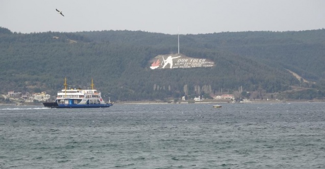 Bozcaada ve Gökçeada’ya fırtına nedeniyle tüm feribot seferleri iptal edildi