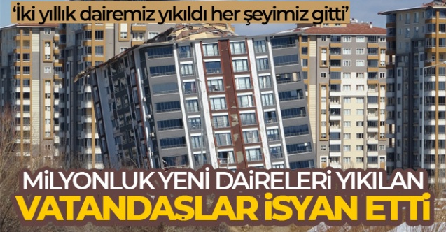 İnşaatta kalitesiz malzeme kullanan şimdi yandı