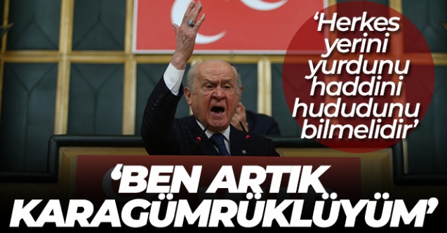 Bahçeli: 'Bundan böyle ben artık Karagümrüklüyüm'