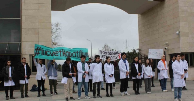 Veterinerlik fakültesi öğrencilerinden hayvan hastanesi eylemi