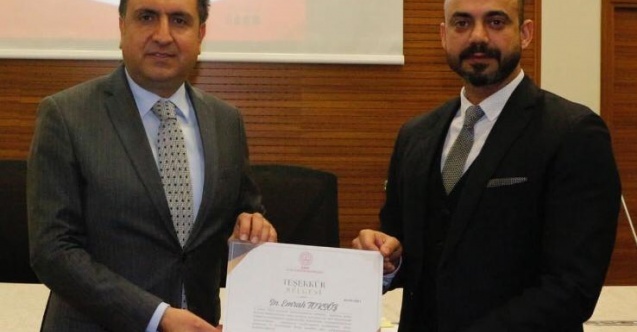 Deprem sonrası bölgeye giden yardım ekiplerine İl Milli Eğitim'den sertifika