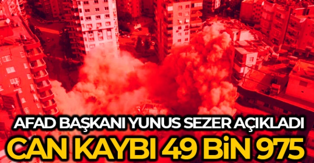 Depremde Can Kaybı 50 Bin Rakamına Ulaştı