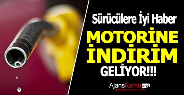 Sürücülere İyi Haber Motorine İndirim Geldi