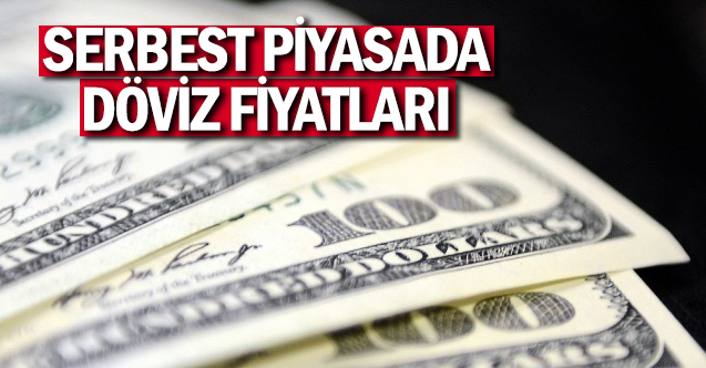 Serbest piyasada döviz fiyatları