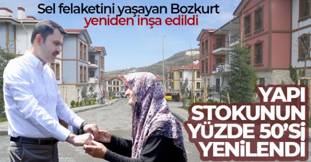 Sel felaketini yaşayan Bozkurt yeniden inşa edildi: Yapı stokunun yüzde 50'si yenilendi