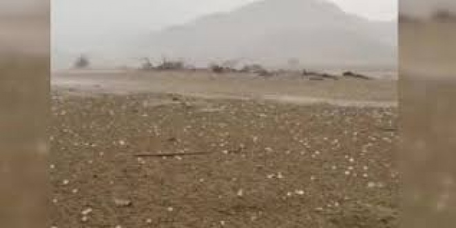 Suudi Arabistan'ı dolu fırtınası vurdu