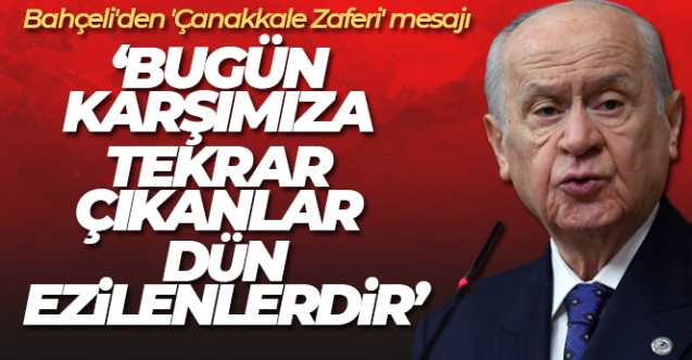 Devlet Bahçeli'den Altılı Masaya Zehir Zemberek Sözler!