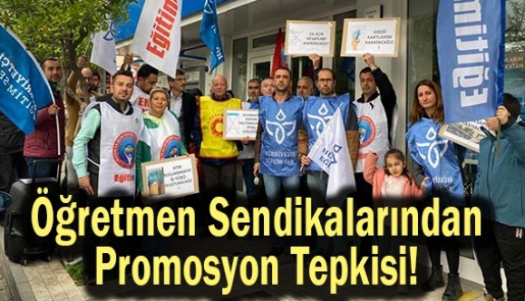 3 öğretmen sendikasından promosyon tepkisi