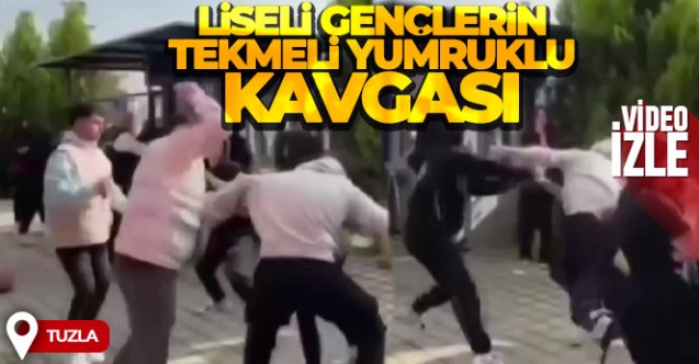 Tuzla'da liseli gençler birbirine girdi: 2 yaralı