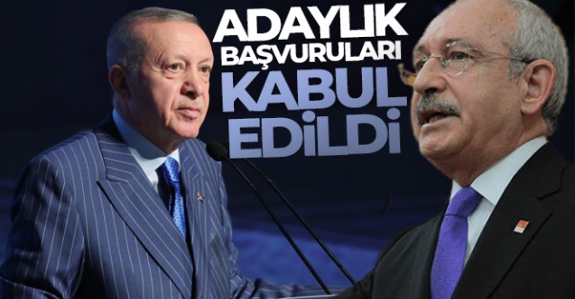 YSK'dan Cumhurbaşkanı Erdoğan ve Kılıçdaroğlu Kararı