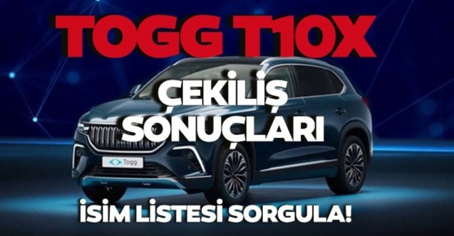 TOGG kura sonuçları açıklandı: İşte 20 bin asil 20 bin yedek listesi..