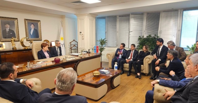 TDP Genel Başkanı Mustafa Sarıgül’den İYİ Parti’ye geçmiş olsun ziyareti