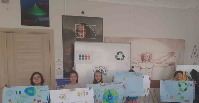 Temiz bir dünya için sıfır atık ve geri dönüşüme dikkat çektiler