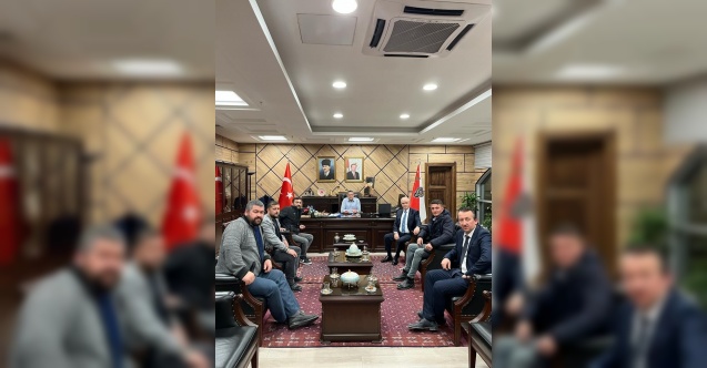 Patron ve işçiler Emniyet Müdürü Sıralı’nın makamında bir araya geldi