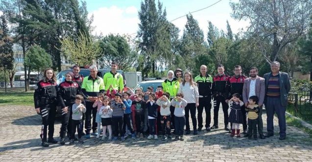 Anaokulu öğrencileri Polis Haftası’nı kutladı